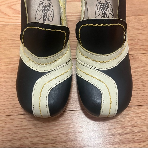 Vintage Y2K Fly London 2 Tone Spectator Oxford Pump - Picture 5 of 11